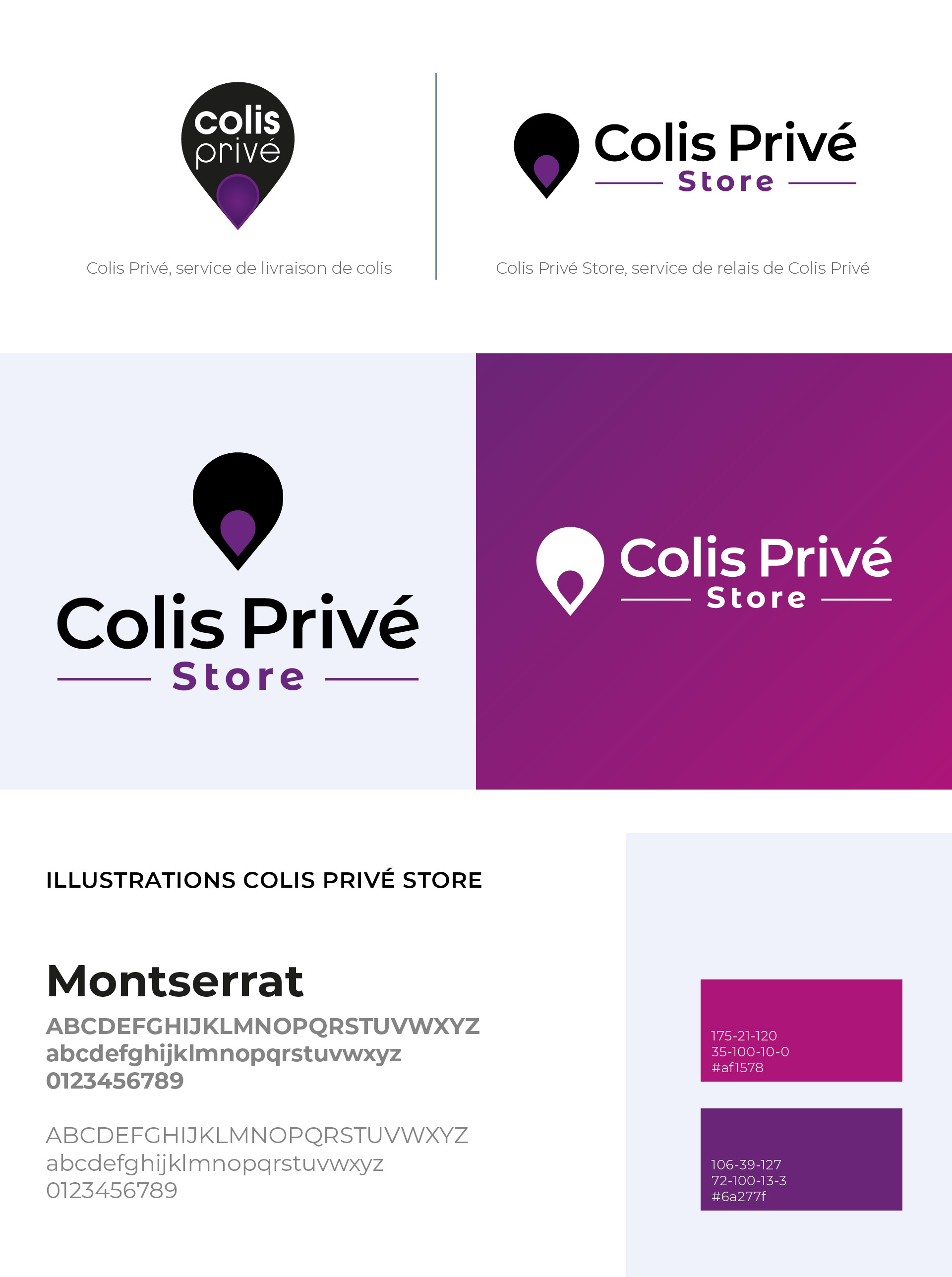 Colis Privé Store brand identity