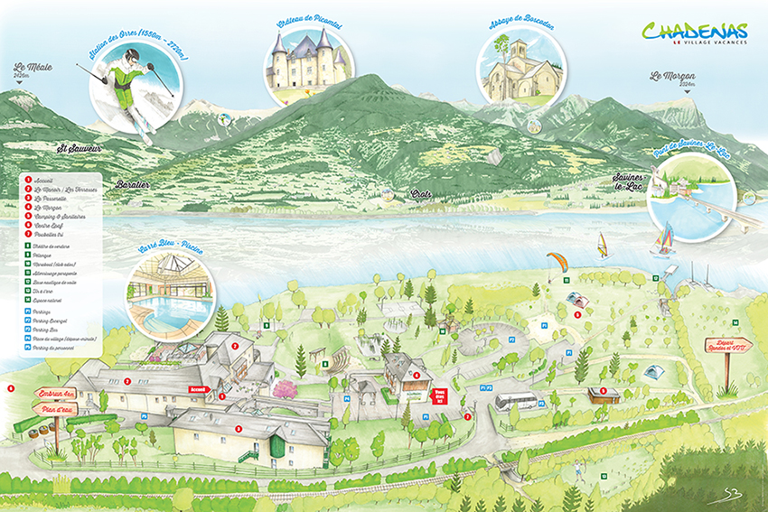 panneau d'orientation