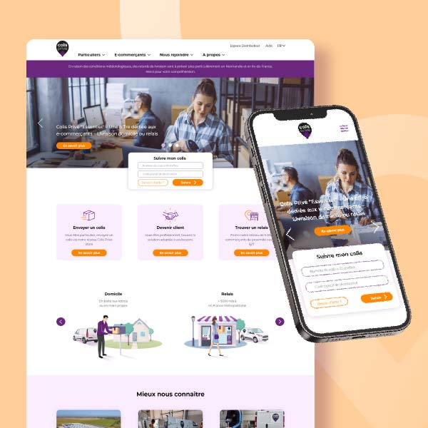 Site web Colis Privé