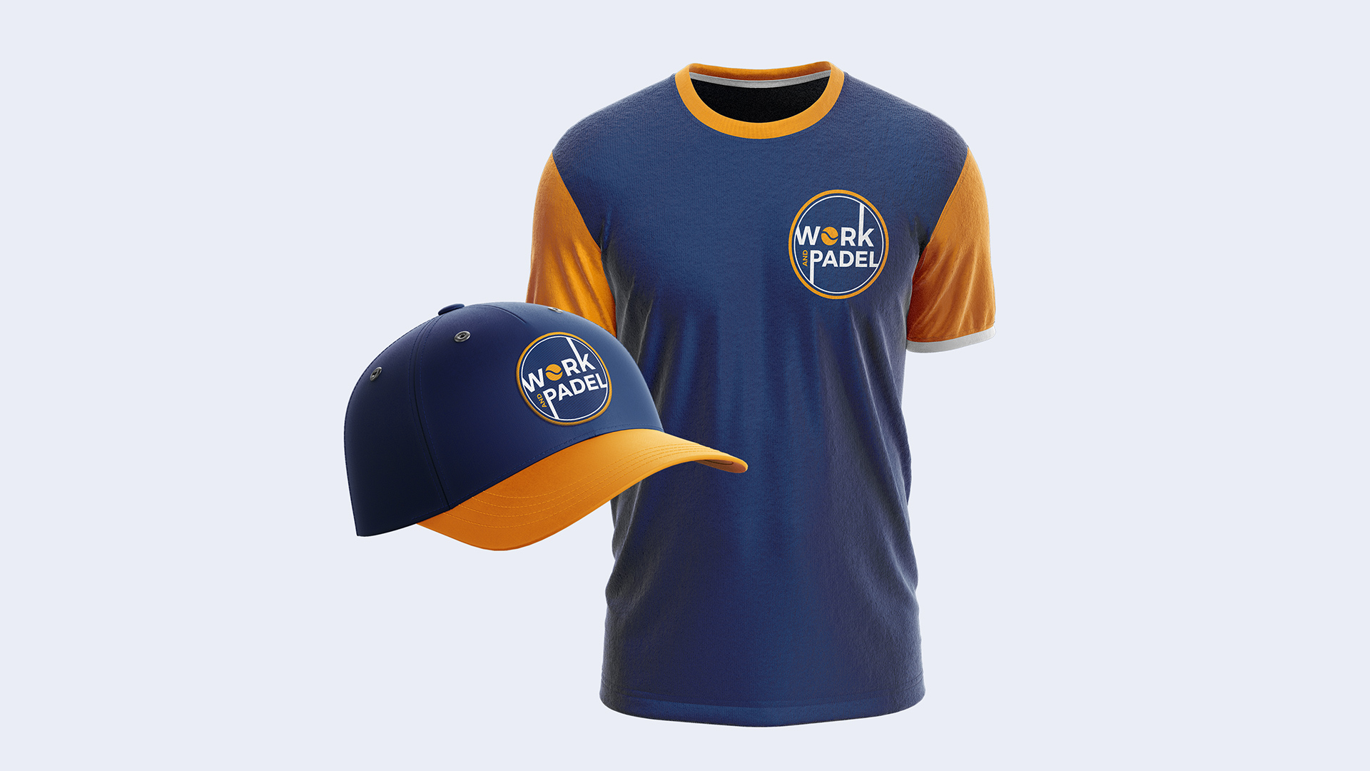 Work and padel mockup